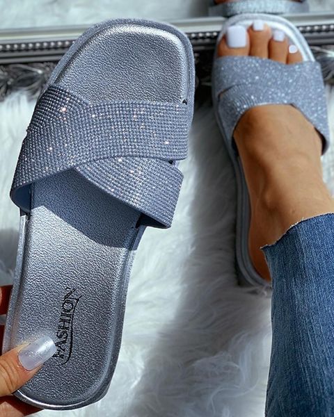 slippers rhinestone women flip flops summer slides shoes crystal diamond bling beach sandals ladies casual, Black
slippers rhinestone women flip flops summer slides shoes crystal diamond bling beach sandals ladies casual, Black