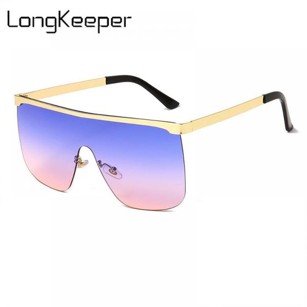 longkeeper oversized square sunglasses women flat one piece gradient sun glasses men metal big gafas, White;black
longkeeper oversized square sunglasses women flat one piece gradient sun glasses men metal big gafas, White;black