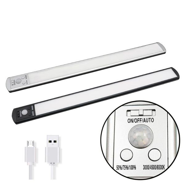 23/40cm led motion sensor under cabinet light usb rechargeable night cupboard wardrobe for bedroom closet kitchen lamp
23/40cm led motion sensor under cabinet light usb rechargeable night cupboard wardrobe for bedroom closet kitchen lamp