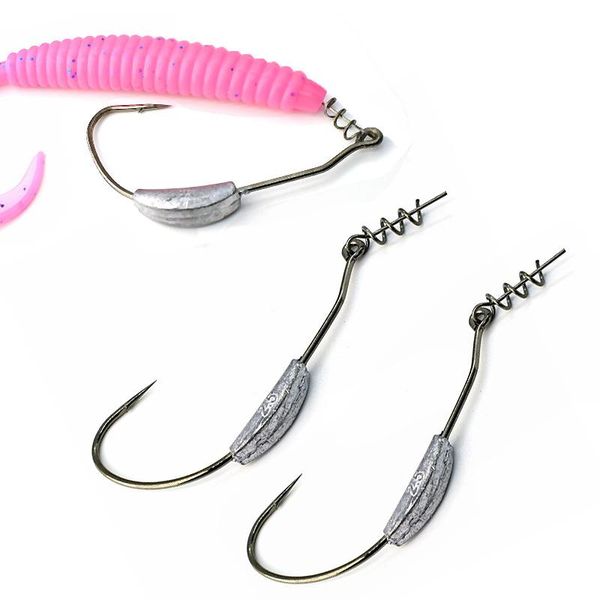 fishing gear hook weighted worm hooks twistlock wide gap crank lead softbait wacky jig 5pcs/lot
fishing gear hook weighted worm hooks twistlock wide gap crank lead softbait wacky jig 5pcs/lot