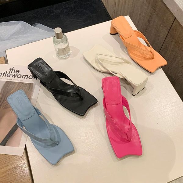 women beach flip flops 2021 summer slippers leather designer slides female shoes outdoor elegant party high heels, Black
women beach flip flops 2021 summer slippers leather designer slides female shoes outdoor elegant party high heels, Black