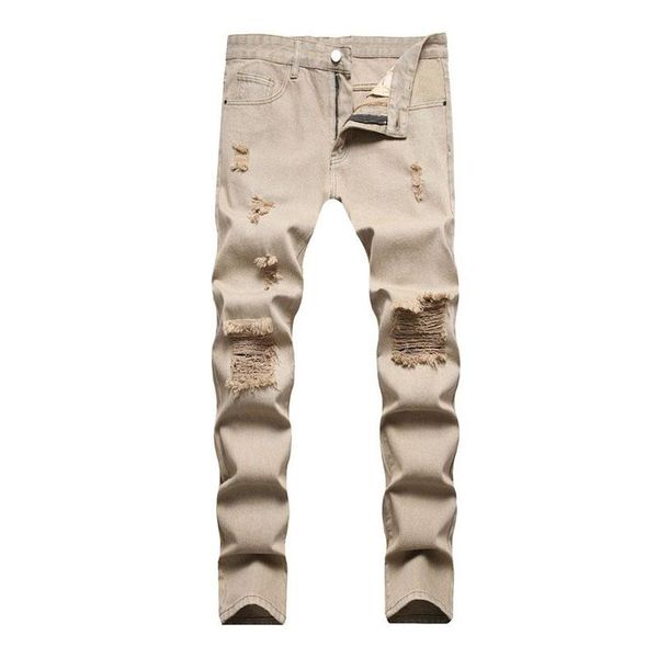 men's jeans fashion men youth trousers denim straight hole high street four seasons khaki trend 90s boyfriend, Blue
men's jeans fashion men youth trousers denim straight hole high street four seasons khaki trend 90s boyfriend, Blue
