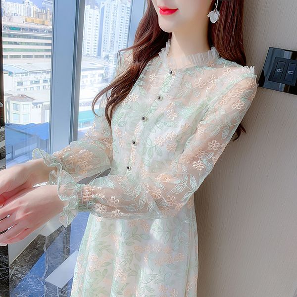 luxury casual dresses heavy industry embroidered women's long sleeve spring drs 2021 high-end celebrity temperament shows thin waist mi, Black;gray
luxury casual dresses heavy industry embroidered women's long sleeve spring drs 2021 high-end celebrity temperament shows thin waist mi, Black;gray