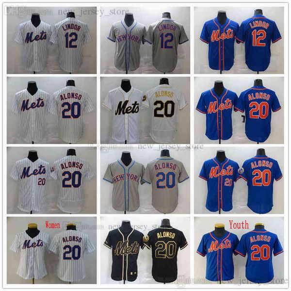 2022 news mens women youth kids baseball 20 pete alonso jerseys stitched 12 francisco lindor gray road white home royal alternate away third, Black
2022 news mens women youth kids baseball 20 pete alonso jerseys stitched 12 francisco lindor gray road white home royal alternate away third, Black