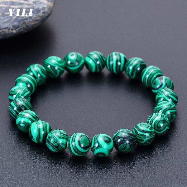 beaded, strands 6-12mm higth quality malachite bracelet for men women natural stone bead buddhist charm yoga bracelets jewelry gifts, Black
beaded, strands 6-12mm higth quality malachite bracelet for men women natural stone bead buddhist charm yoga bracelets jewelry gifts, Black