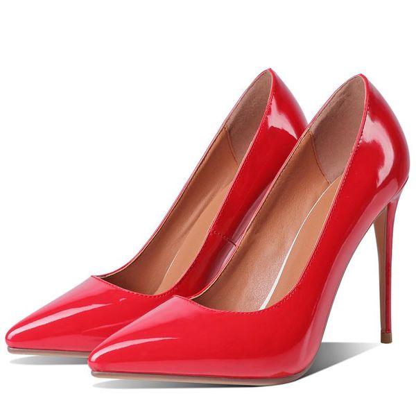 dress shoes luxury high-quality patent leather ladies single fashion ultra-fine high heels party elegant wedding women's, Black
dress shoes luxury high-quality patent leather ladies single fashion ultra-fine high heels party elegant wedding women's, Black