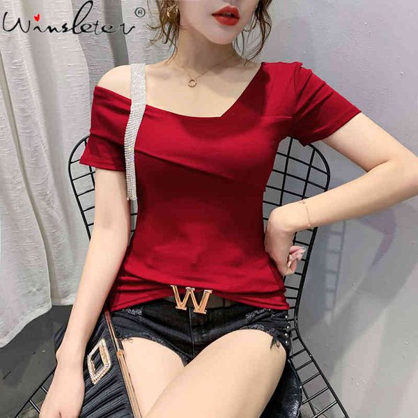 women's t-shirt summer european clothes fashion asymmetrical hollow out diamonds t-shirt women ropa mujer bottoming shir, White
women's t-shirt summer european clothes fashion asymmetrical hollow out diamonds t-shirt women ropa mujer bottoming shir, White