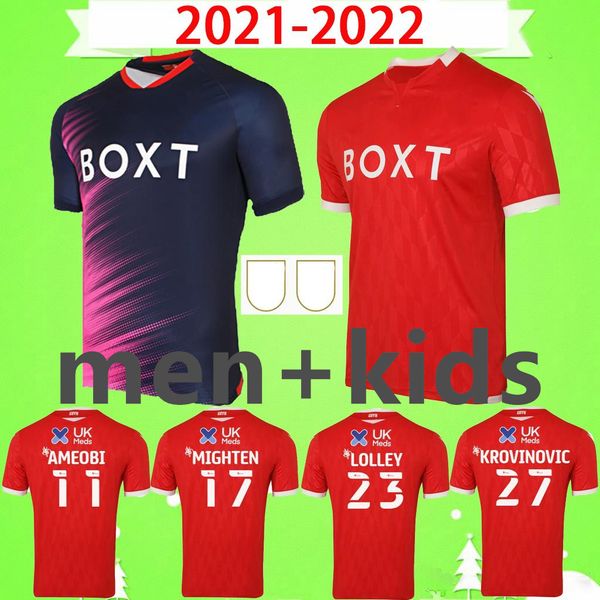 +kids 21 22 nottingham forest soccer jerseys home away red blue lolley grabban 2021 2022 watson cash football shirt silva ameobi size s-2xl, Black;yellow
+kids 21 22 nottingham forest soccer jerseys home away red blue lolley grabban 2021 2022 watson cash football shirt silva ameobi size s-2xl, Black;yellow
