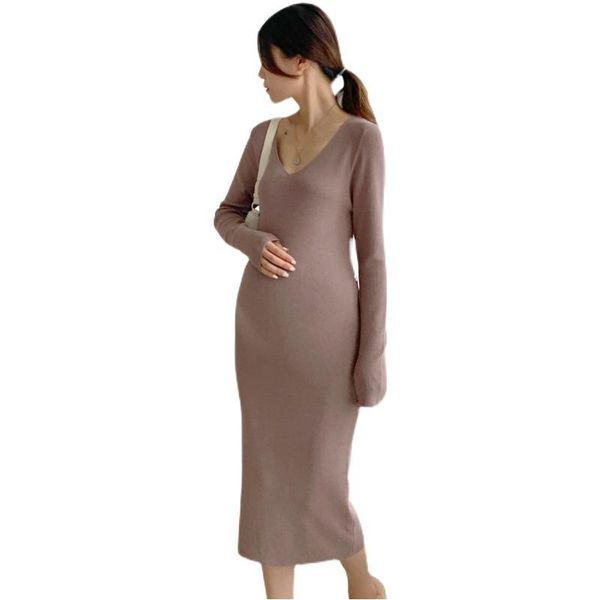 maternity dresses autumn for pregnant women elastic loose long sleeve sweater dress q10010, White
maternity dresses autumn for pregnant women elastic loose long sleeve sweater dress q10010, White