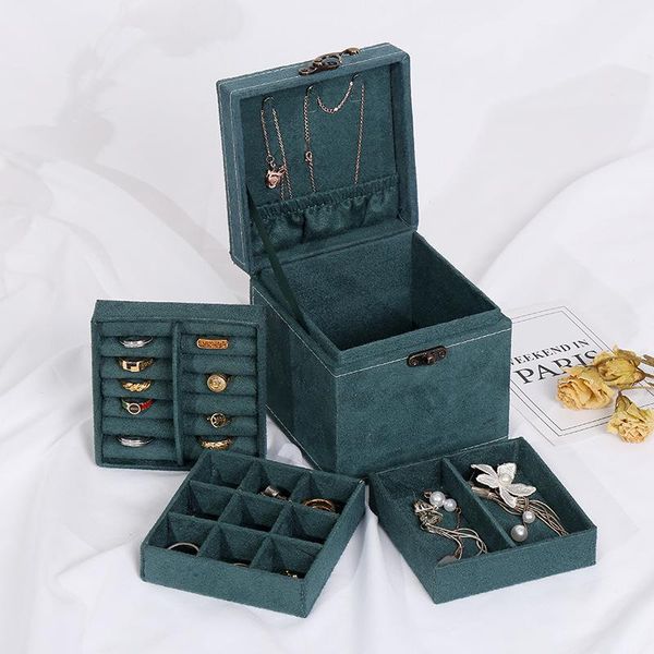 jewelry pouches, bags green flannel stud organizer 3-layers large ring necklace makeup cases velvet box with lock for women, Pink;blue
jewelry pouches, bags green flannel stud organizer 3-layers large ring necklace makeup cases velvet box with lock for women, Pink;blue