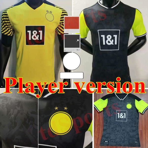 player version haaland reus borussia 21 22 dortmund soccer jersey 2021 2022 football shirts bellingham sancho hummels men maillot de foot, Black;yellow
player version haaland reus borussia 21 22 dortmund soccer jersey 2021 2022 football shirts bellingham sancho hummels men maillot de foot, Black;yellow