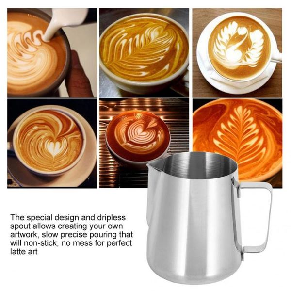 cups & saucers milk frothing jug cream cup pitcher coffee with scale latte art for kitchen accessories
cups & saucers milk frothing jug cream cup pitcher coffee with scale latte art for kitchen accessories