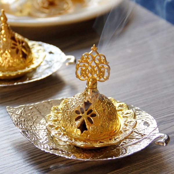middle eastern arab incense holder with leaf shape tray golden/slivery metal censer ornaments for muslim eid ramadan @ls fragrance lamps
middle eastern arab incense holder with leaf shape tray golden/slivery metal censer ornaments for muslim eid ramadan @ls fragrance lamps