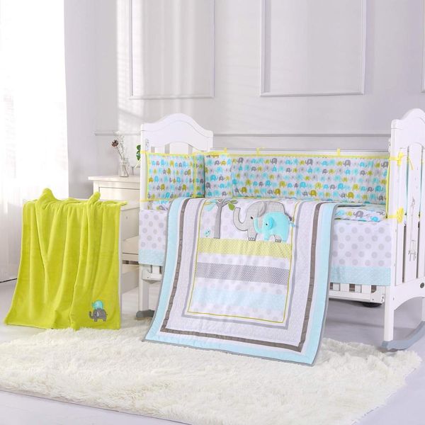 8PCS Baby Nursery Crib Bedding Sets Nursery Crib Skirt Set Baby Bedding (4bumper+duvet+fitted sheet+bed skirt+blanket), Red
8PCS Baby Nursery Crib Bedding Sets Nursery Crib Skirt Set Baby Bedding (4bumper+duvet+fitted sheet+bed skirt+blanket), Red
