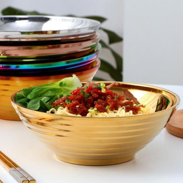 bowls heat insulation japanese stainless steel ramen instant noodles bowl large rice soup salad for restaurant kitchen tableware
bowls heat insulation japanese stainless steel ramen instant noodles bowl large rice soup salad for restaurant kitchen tableware