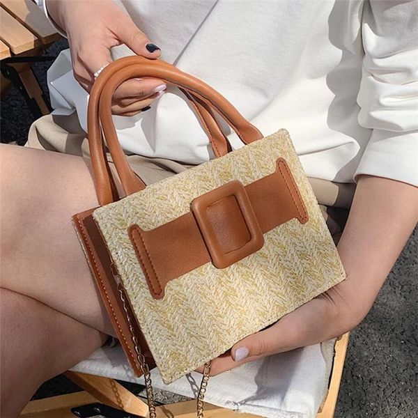 evening bags weave square tote bag 2021 summer high-quality straw women's designer handbag contrast color shoulder messenger purses
evening bags weave square tote bag 2021 summer high-quality straw women's designer handbag contrast color shoulder messenger purses