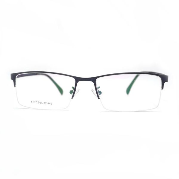 fashion sunglasses frames glasses frame myopia flat mirror metal men's half prescription 6137, Black
fashion sunglasses frames glasses frame myopia flat mirror metal men's half prescription 6137, Black