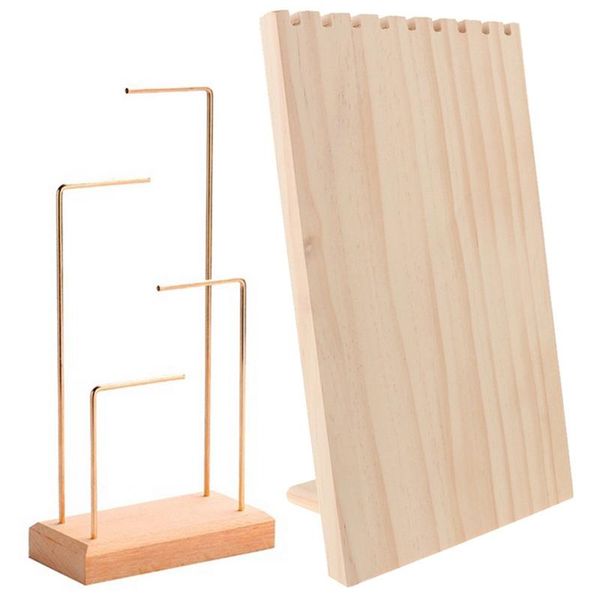 jewelry pouches, bags 2 pcs wood necklace pendant display stand holder rack, 12 x 6 25cm & 15x25x10cm, Pink;blue
jewelry pouches, bags 2 pcs wood necklace pendant display stand holder rack, 12 x 6 25cm & 15x25x10cm, Pink;blue