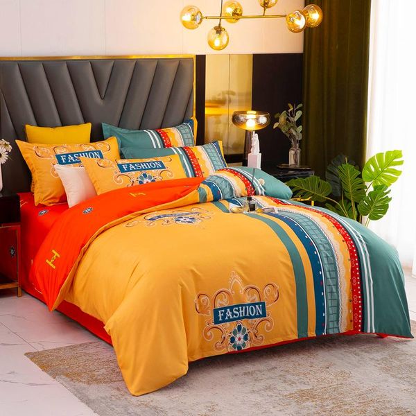 bedding sets large version fashion flower stripe home textile duvet cover bed sheet pillow case single double king for set
bedding sets large version fashion flower stripe home textile duvet cover bed sheet pillow case single double king for set