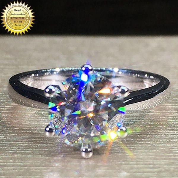 cluster rings 18k au750 white gold 1 2 3 4 5 round dvvs moissanite diamond ring women wedding party engagement trendy, Golden;silver
cluster rings 18k au750 white gold 1 2 3 4 5 round dvvs moissanite diamond ring women wedding party engagement trendy, Golden;silver