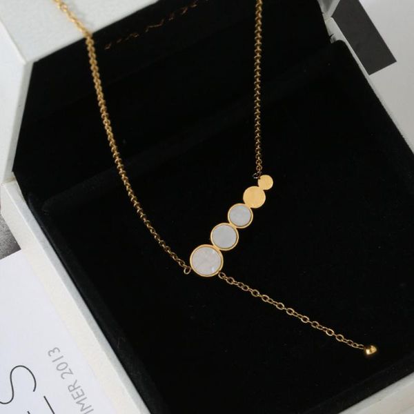 chains necklace female gold color fritillary light luxury round natural shell pendant clavicle chain girl sense fashion simple, Silver
chains necklace female gold color fritillary light luxury round natural shell pendant clavicle chain girl sense fashion simple, Silver