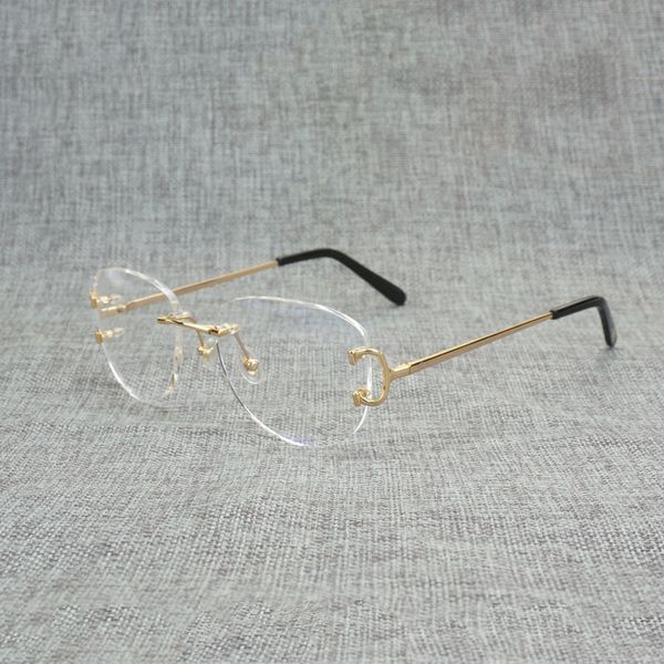 luxury designer glasses vintage rimless square clear glasses men oval c wire eyeglasses optical metal frame oversize eyewear women for readi, White;black
luxury designer glasses vintage rimless square clear glasses men oval c wire eyeglasses optical metal frame oversize eyewear women for readi, White;black