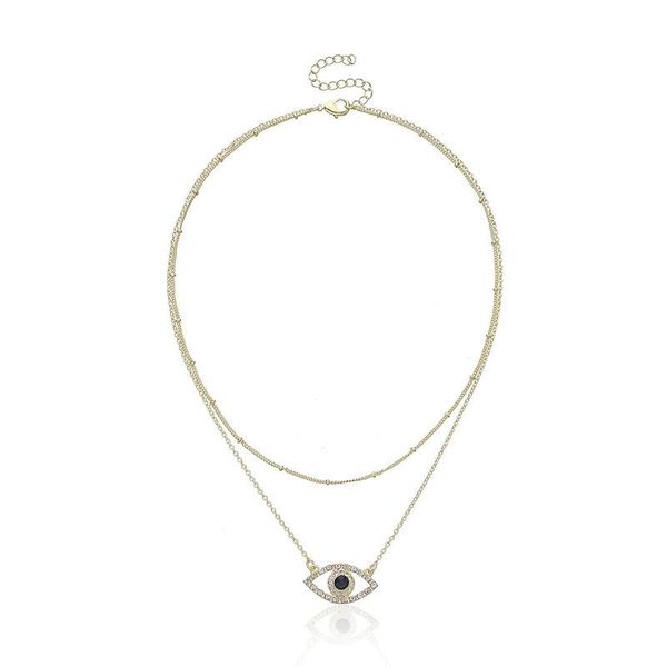 pendant necklaces vintage multilayered choker rhinestones evil eye chain necklace for women gold color collar party fashion jewelry gift, Silver
pendant necklaces vintage multilayered choker rhinestones evil eye chain necklace for women gold color collar party fashion jewelry gift, Silver