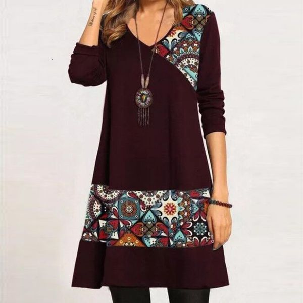 dresses women vintage patchwork print spring elegant v-neck party es ladies fashion casual long sleeve vestido 5xl epkx fic0, Black;gray
dresses women vintage patchwork print spring elegant v-neck party es ladies fashion casual long sleeve vestido 5xl epkx fic0, Black;gray