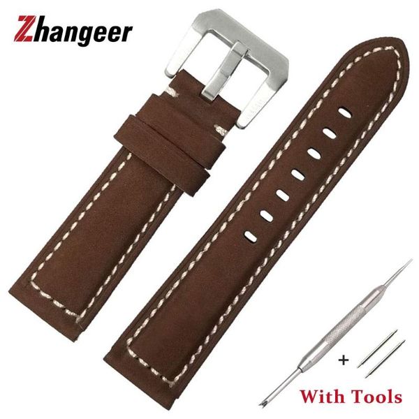 watch bands 22mm 24mm brown vintage band strap genuine leather watchband stainless steel buckle clasp belt accessories+tools, Black;brown
watch bands 22mm 24mm brown vintage band strap genuine leather watchband stainless steel buckle clasp belt accessories+tools, Black;brown