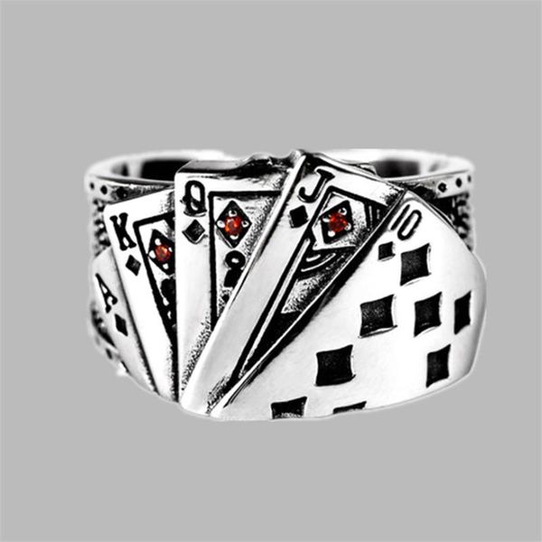 cluster rings wholesale designer jewelry gothic style good luck women's poker playing card funny cubic zirconia ring, Golden;silver
cluster rings wholesale designer jewelry gothic style good luck women's poker playing card funny cubic zirconia ring, Golden;silver