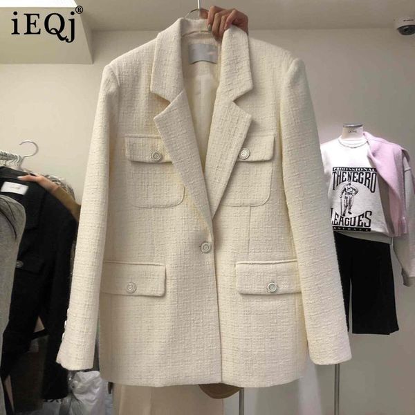 women's suits & blazers ieqj women korean style double pocket one button solid color blazer long sleeve loose jacket fashion tide autum, White;black
women's suits & blazers ieqj women korean style double pocket one button solid color blazer long sleeve loose jacket fashion tide autum, White;black