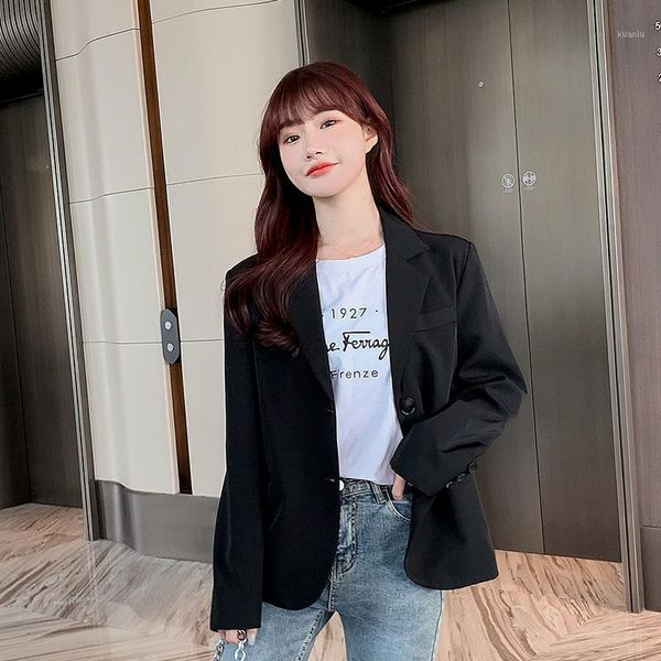 women's suits & blazers small suit jacket design sense niche 2021 spring short korean style british, White;black
women's suits & blazers small suit jacket design sense niche 2021 spring short korean style british, White;black