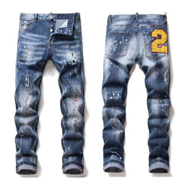 men's jean hip hop pants street trend zipper chain decoration ripped rips stretch black fashion slim fit washed motocycle panelled chri, Blue
men's jean hip hop pants street trend zipper chain decoration ripped rips stretch black fashion slim fit washed motocycle panelled chri, Blue