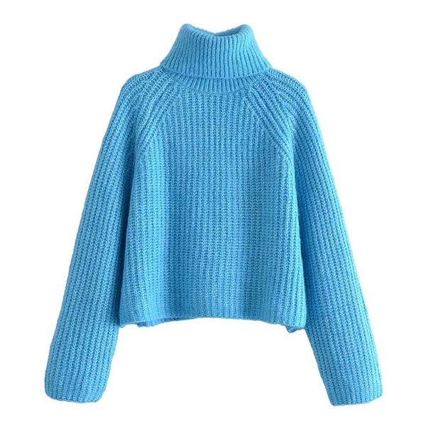 women's sweaters 2021 chic women blue turtleneck twist sweater vintage ladies short style sweet knitted jumper, White;black
women's sweaters 2021 chic women blue turtleneck twist sweater vintage ladies short style sweet knitted jumper, White;black