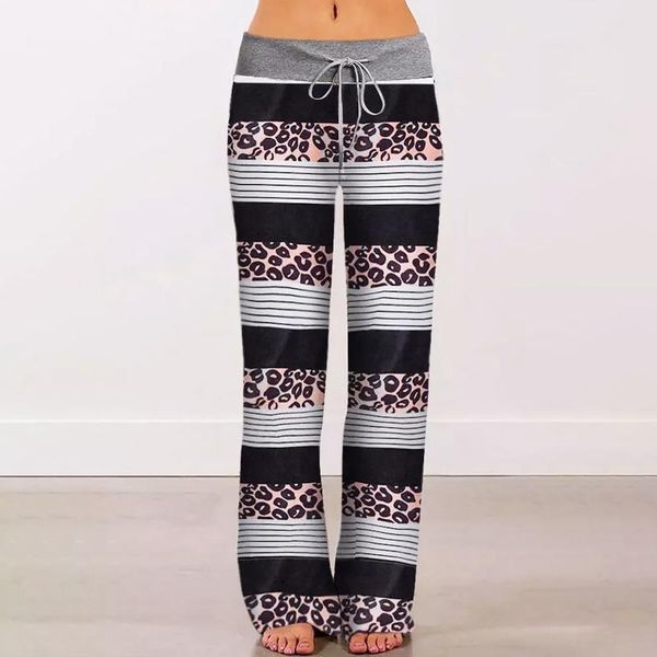 women's pants & capris low-rise leopard stripe loose-fit lace-up wide-leg cropped linen capri harem casual trousers, Black;white
women's pants & capris low-rise leopard stripe loose-fit lace-up wide-leg cropped linen capri harem casual trousers, Black;white