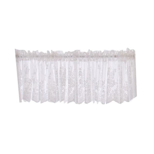 short curtain lace half window light transmission for home kitchen balcony 74x61cm white & drapes
short curtain lace half window light transmission for home kitchen balcony 74x61cm white & drapes