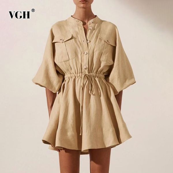 vgh green casual dress for women o neck puff short sleeve high waist lace up bowknot mini dresses female summer fashion new 210421, Black;gray
vgh green casual dress for women o neck puff short sleeve high waist lace up bowknot mini dresses female summer fashion new 210421, Black;gray
