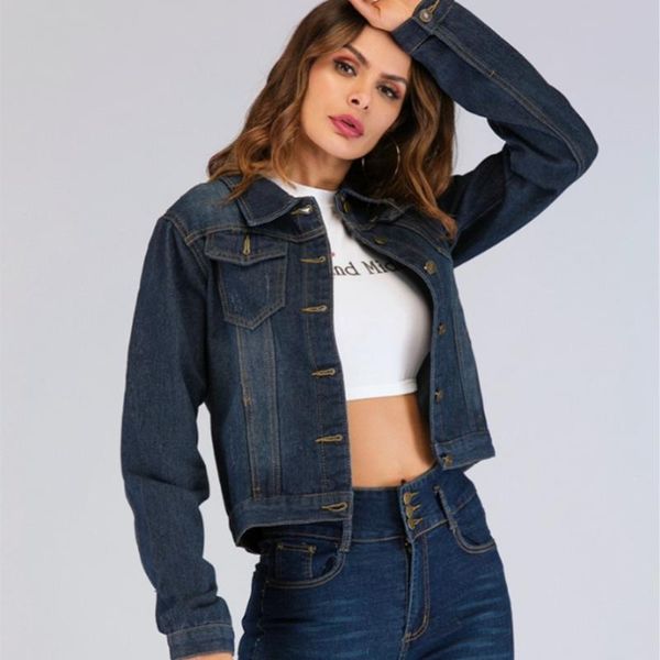 women's jackets streetwear autumn winter vintage women denim casual short jean jacket female coat veste femme chaquetas para mujer, Black;brown
women's jackets streetwear autumn winter vintage women denim casual short jean jacket female coat veste femme chaquetas para mujer, Black;brown