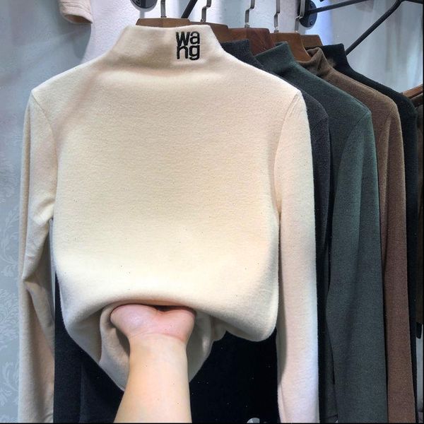 frosted womens t shirts half high collar beige underpainting autumn winter korean long sleeve fashion hipster tshirt clothing, White
frosted womens t shirts half high collar beige underpainting autumn winter korean long sleeve fashion hipster tshirt clothing, White