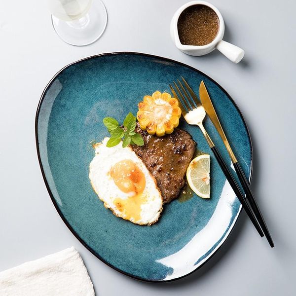 dishes & plates irregular shape dinner creativity exquisite kiln change ceramic tray assiette kitchen supplies dk50dp
dishes & plates irregular shape dinner creativity exquisite kiln change ceramic tray assiette kitchen supplies dk50dp