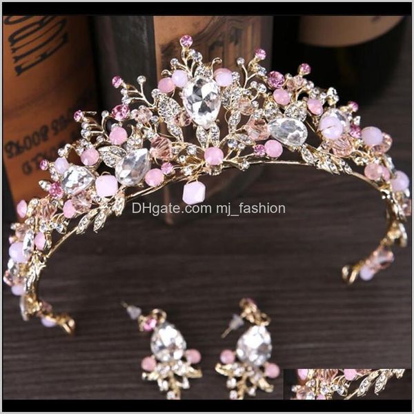 jewelry baroque rhinestone queen wedding crown tiaras pink bridal crystal tiara and earring hair jewelry aessories 2329 drop delivery 2021 1, White;golden
jewelry baroque rhinestone queen wedding crown tiaras pink bridal crystal tiara and earring hair jewelry aessories 2329 drop delivery 2021 1, White;golden