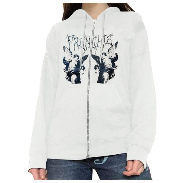 women's hoodies & sweatshirts full zip hoodie printed oversized sweatshirt long sleeve jacket coat female streetwear harajuku, Black
women's hoodies & sweatshirts full zip hoodie printed oversized sweatshirt long sleeve jacket coat female streetwear harajuku, Black
