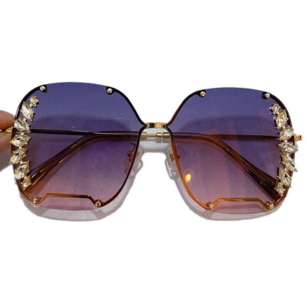classic retro sunglasses women luxury rimless alloy sun glasses vintage gradient mirror feminino uv400, White;black
classic retro sunglasses women luxury rimless alloy sun glasses vintage gradient mirror feminino uv400, White;black