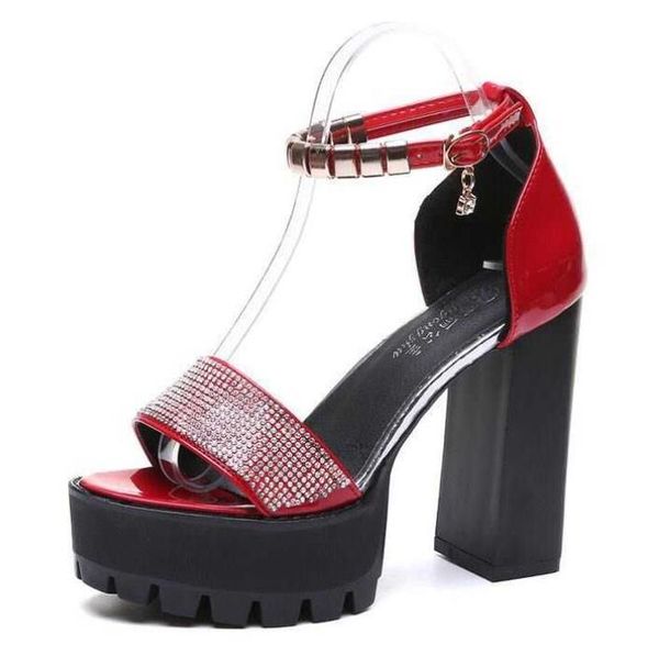 summer chunkheel dance catwalk with sky-high 12cm super-high non-slip heels nightclub fishmouth sandals women's shoes, Black
summer chunkheel dance catwalk with sky-high 12cm super-high non-slip heels nightclub fishmouth sandals women's shoes, Black