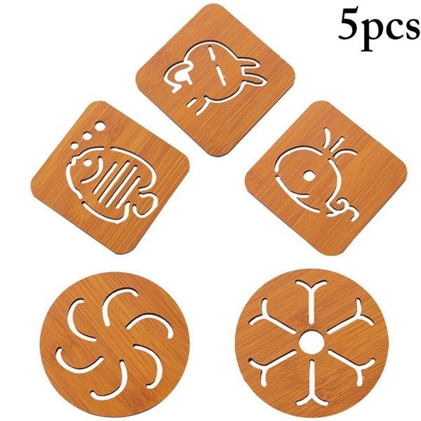 mats & pads 5pcs bamboo wood pad non-slip heat resistant whale snowflake windmill drink pot holder for pans dishes
mats & pads 5pcs bamboo wood pad non-slip heat resistant whale snowflake windmill drink pot holder for pans dishes