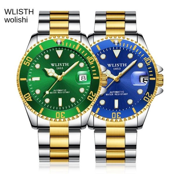 wristwatches men's watch magnifying glass calendar luminous steel strap automatic mechanical, Slivery;brown
wristwatches men's watch magnifying glass calendar luminous steel strap automatic mechanical, Slivery;brown