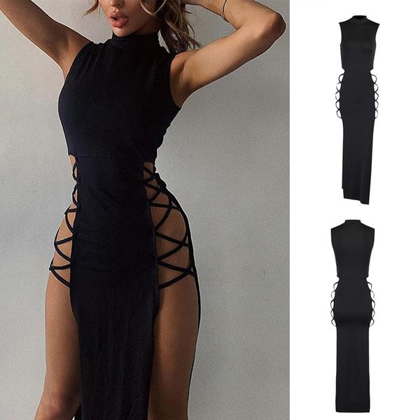casual dresses elegant black sleeveless bandage dress for women club party backless tank skinny fashion summer, Black;gray
casual dresses elegant black sleeveless bandage dress for women club party backless tank skinny fashion summer, Black;gray