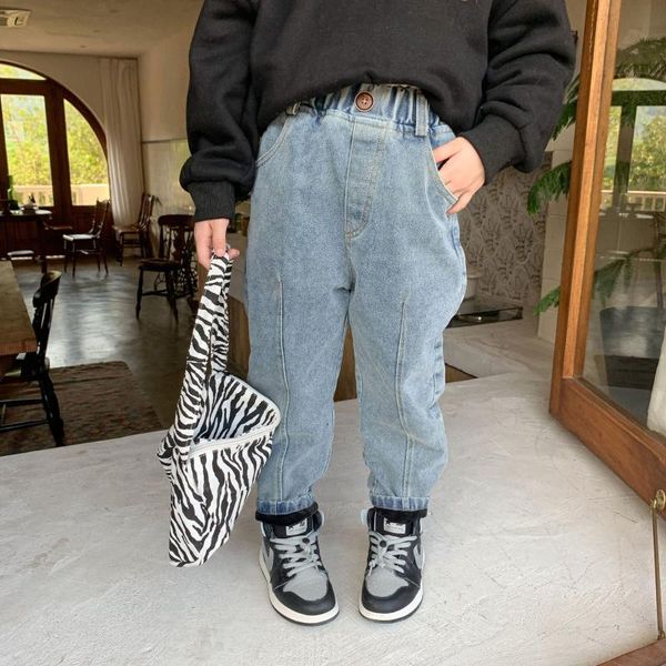autumn winter arrival girls fashion warm jeans pants kids thick fleece children, Blue
autumn winter arrival girls fashion warm jeans pants kids thick fleece children, Blue