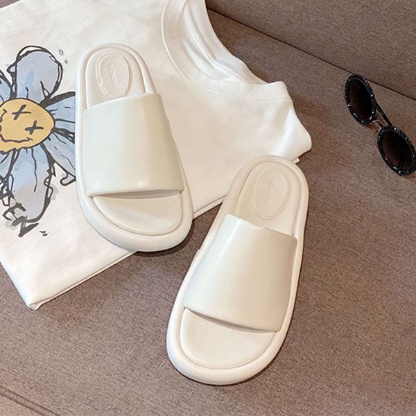 hip hop shoe sandals high heels super soft sole sheepskin slippers women's summer wear 2021 bottom all-match lightweight one-word drag, Black
hip hop shoe sandals high heels super soft sole sheepskin slippers women's summer wear 2021 bottom all-match lightweight one-word drag, Black