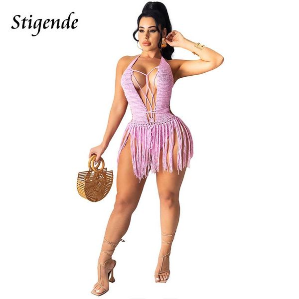 women's swimwear stigende women one piece knitted cover ups fringe tassel bandage beach backless hollow out deep v neck bodysuit, White;black
women's swimwear stigende women one piece knitted cover ups fringe tassel bandage beach backless hollow out deep v neck bodysuit, White;black